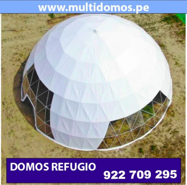 Domos para refugio tamaños variados en Peru